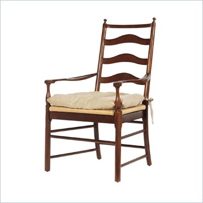 Stanley Furniture American Perspective All American Fabric Arm Chair in Cherry Finish (Set of 2)