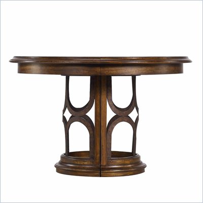 Stanley Furniture Archipelago Monserrat Round Pedestal Table in Fathom