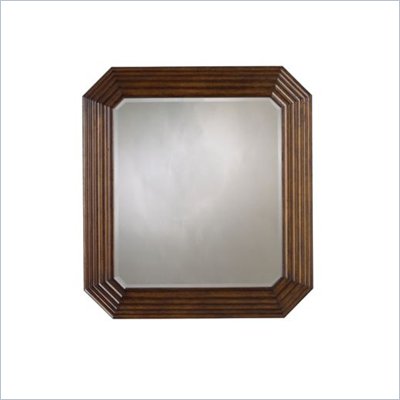 Stanley Furniture Archipelago Tradewinds Landscape Mirror in Fathom