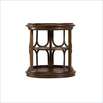 Stanley Furniture Archipelago Monserrat Drum Accent End Table in Fathom