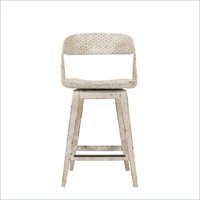 Stanley Furniture Archipelago Tambu Counter Stool in Blanquilla