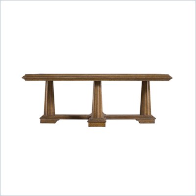 Stanley Furniture Archipelago Calypso Pedestal Cocktail Table in Shoal