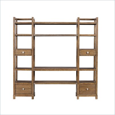 Stanley Furniture Archipelago Ripple Cay Media Bookcase in Shoal