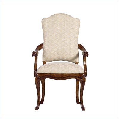 Stanley Furniture Arrondissement Volute Arm Chair in Heirloom Cherry