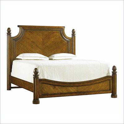 Stanley Furniture Arrondissement Reverie Panel Bed in Heirloom Cherry