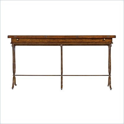 Stanley Furniture Arrondissement Villette Flip Top Console Table in Heirloom Cherry