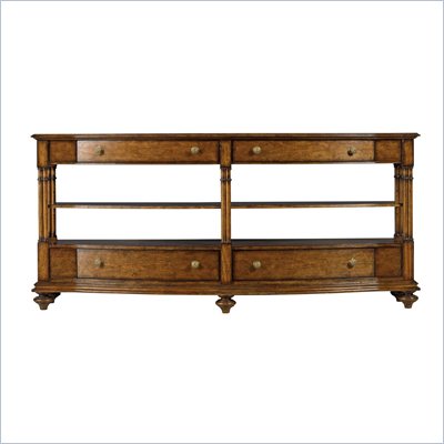 Stanley Furniture Arrondissement Rond Media Console in Heirloom Cherry