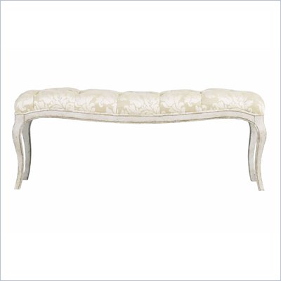 Stanley Furniture Arrondissement Chaise Banquette Bench in Vintage Neutral