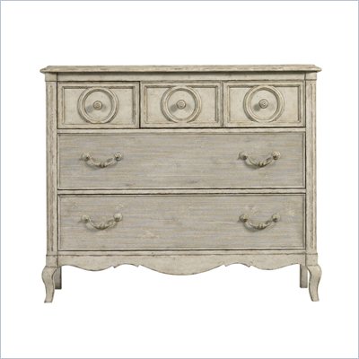 Stanley Furniture Arrondissement Rond Media Stand in Vintage Neutral