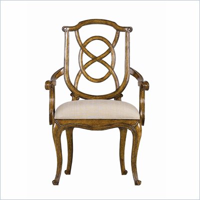 Stanley Furniture Arrondissement Tuileries Arm Chair in Sunlight Anigre