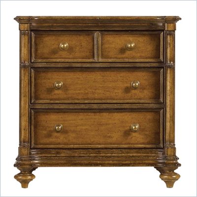 Stanley Furniture Arrondissement Belle Mode Night Stand in Sunlight Anigre