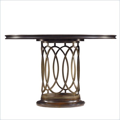 Stanley Furniture Avalon Heights Neo Deco Pedestal Table in Chelsea