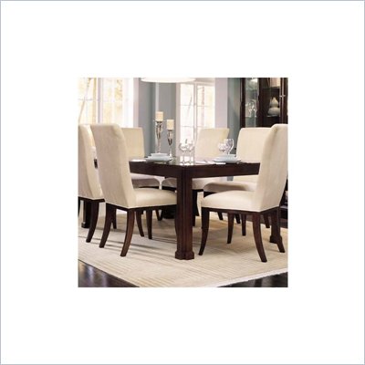 Walnut Dining Table on Beau Nouveau Walnut Formal Dining Table In Espresso Finish   445 11 32