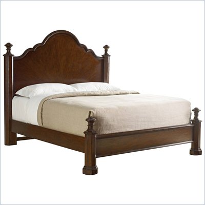 Stanley Furniture Continental Mansion Bed in Barrel