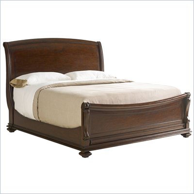 Stanley Furniture Continental Sleigh Bed in Barrel