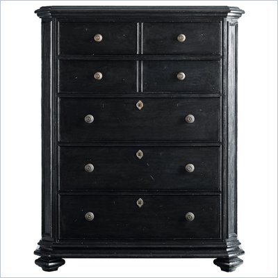Stanley Furniture Continental Drawer Chest in Ebony