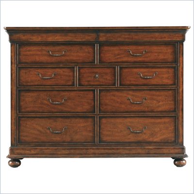 Stanley Furniture Louis Philippe Dressing Chest in Burnished Honey
