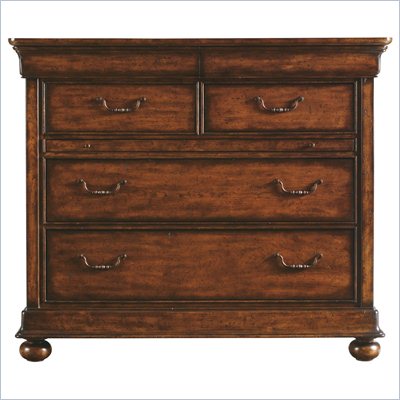 Stanley Furniture Louis Philippe Media Chest in Burnished Honey