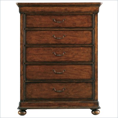 Stanley Furniture Louis Philippe Chest in Burnished Honey