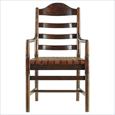 Stanley Furniture Artisan Ladderback Arm Chair in Barrel