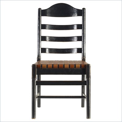 Stanley Furniture Artisan Ladderback Side Chair in Ebony