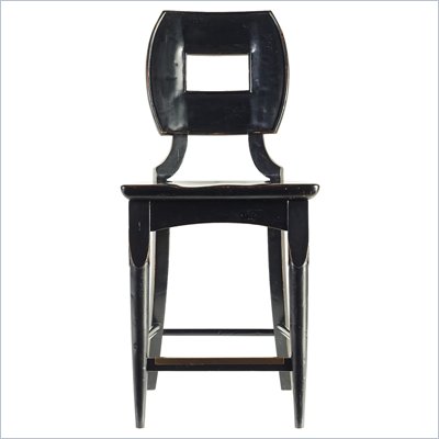Stanley Furniture Artisan Wood Counter Stool in Ebony