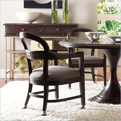 Stanley Furniture Modern Club Chair in Onyx