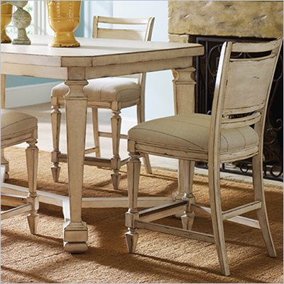 Stanley Furniture Old World Counter Stool in Belgian White