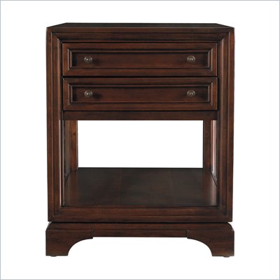 Stanley Furniture Continuum End Table in Amaretto Cherry