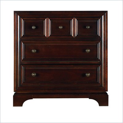 Stanley Furniture Continuum Wood Night Stand in Amaretto Cherry