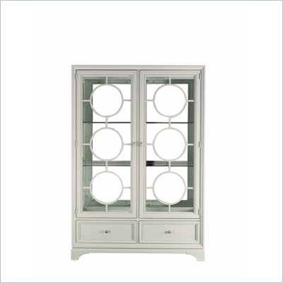 Stanley Furniture Continuum Wood & Glass Display in Creme