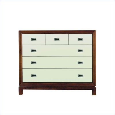 Stanley Furniture Continuum 6 Drawer Accent Chest in Creme Finish