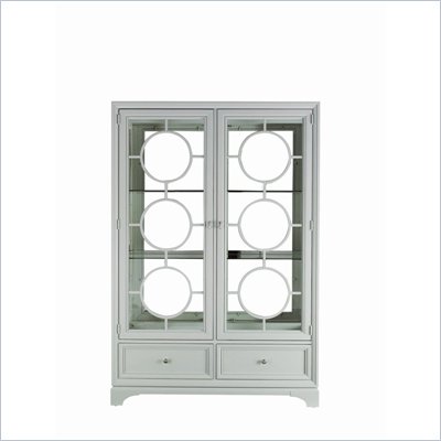 Stanley Furniture Continuum Wood & Glass Display in Ocean Finish