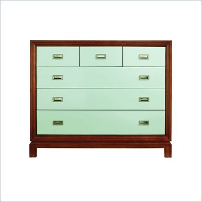 Stanley Furniture Continuum 6 Drawer Accent Chest in Ocean Finish