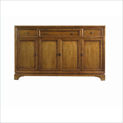 Stanley Furniture Continuum Wood Buffet in Candlelight Cherry