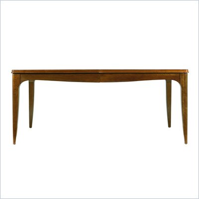 Stanley Furniture Continuum Wood Parson's Leg Casual Dining Table in Cherry Finish