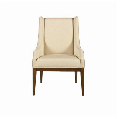 Stanley Furniture Continuum Fabric Side Chair in Ivory