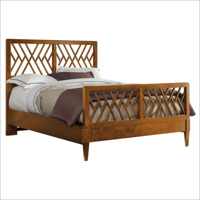 Stanley Furniture Continuum Chippendale Bed in Cherry