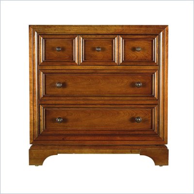 Stanley Furniture Continuum Wood Night Stand in Candlelight Cherry
