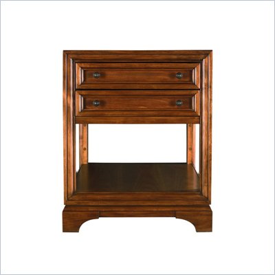 Stanley Furniture Continuum End Wood Table in Candlelight Cherry