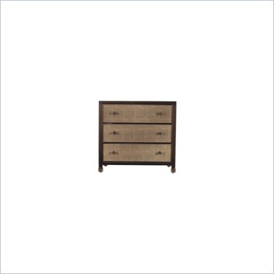 Stanley Furniture Continuum 3 Drawer Metal Chest in Candlelight Cherry Finish