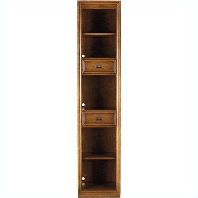 Stanley Furniture Continuum Wood Narrow Bookcase in Candlelight Cherry