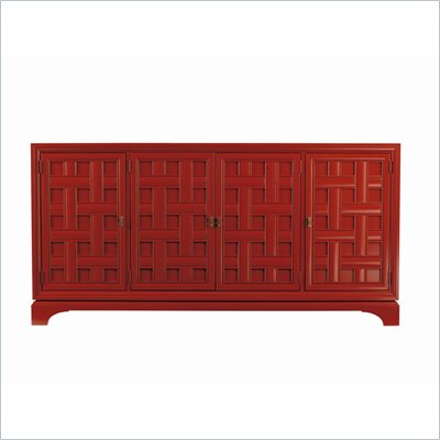 Stanley Furniture Continuum Wood Buffet in Cinnabar Finish