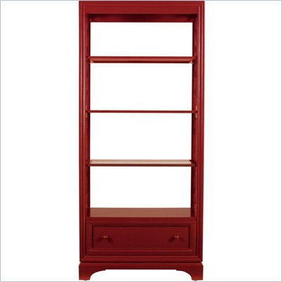Stanley Furniture Continuum Etagere in Cinnabar
