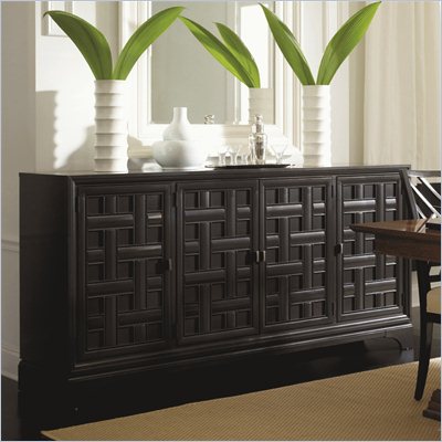 Stanley Furniture Continuum Wood Buffet in Java Finish