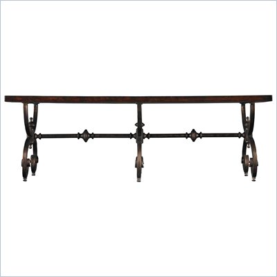 Stanley Furniture Costa Del Sol Conquistador Bench Table in Cordova