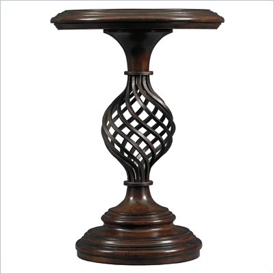 Stanley Furniture Costa Del Sol Gaiola Fortuna Pedestal Table in Cordova