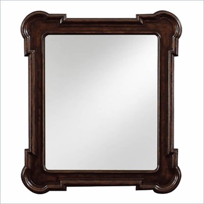 Stanley Furniture European Farmhouse Fluted Edge Mirror in Terrian