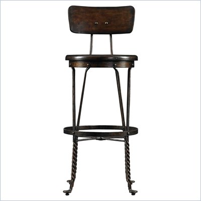 Stanley Furniture European Farmhouse Artisan's Barstool in Terrian