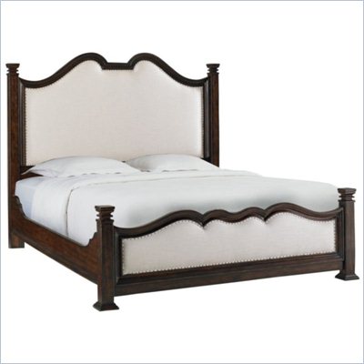 Stanley Furniture European Farmhouse Upholstered Bed in Terrian